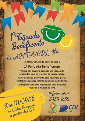 1ª Feijoada Beneficiente da ACIta/CDL Itá - SC