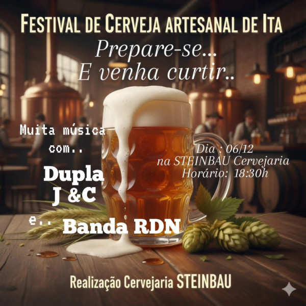 FESTIVAL DA CERVEJA NA CERVEJARIA STEINBAU